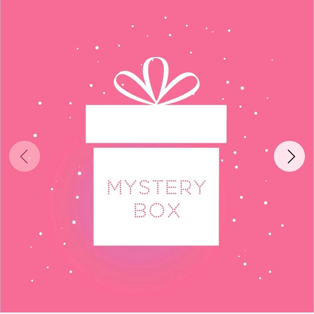 MYSTERY BOX- WOMEN’S ITEMS- SEE PHOTOS FOR PAST BOXES SENT!